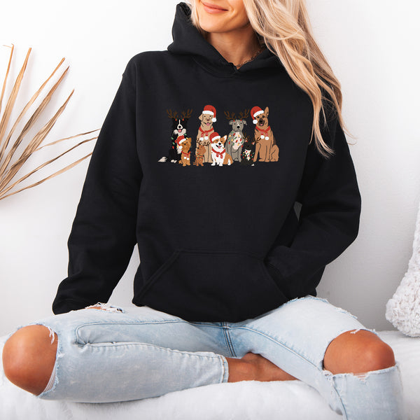 Christmas Dogs Hoodie