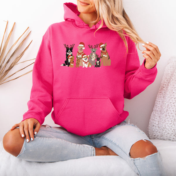 Christmas Dogs Hoodie