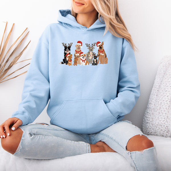 Christmas Dogs Hoodie