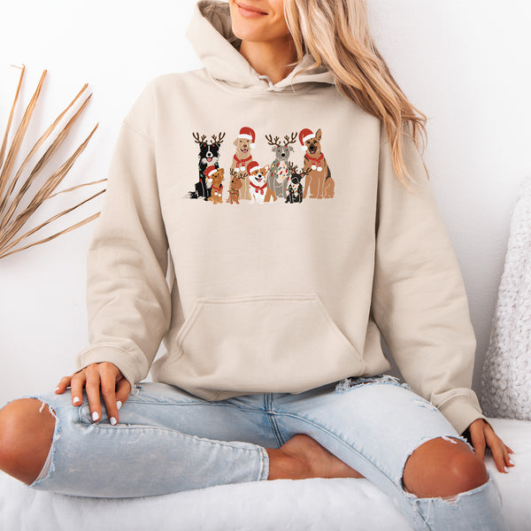 Christmas Dogs Hoodie