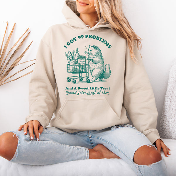 I Got 99 Problems and a Sweet Little Treat Would Solve Most of Them Hoodie