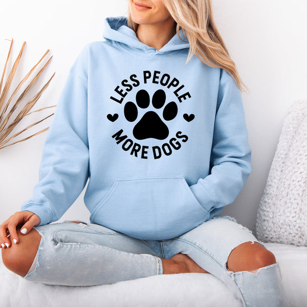 Less People More Dogs Hoodie