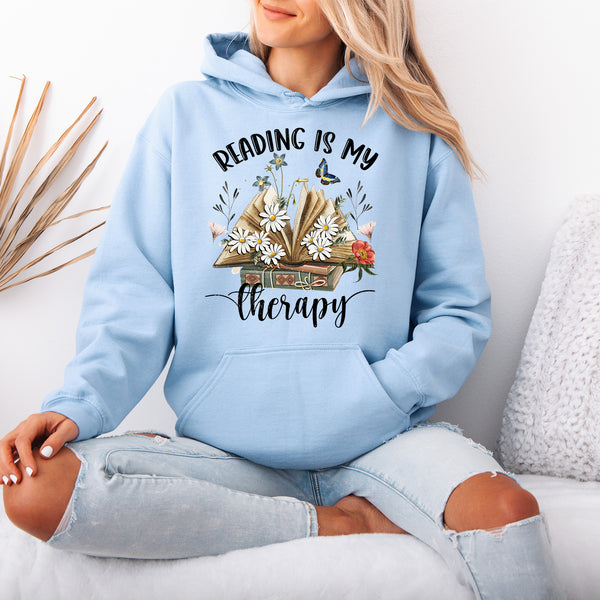 Reading is my Therapy Hoodie