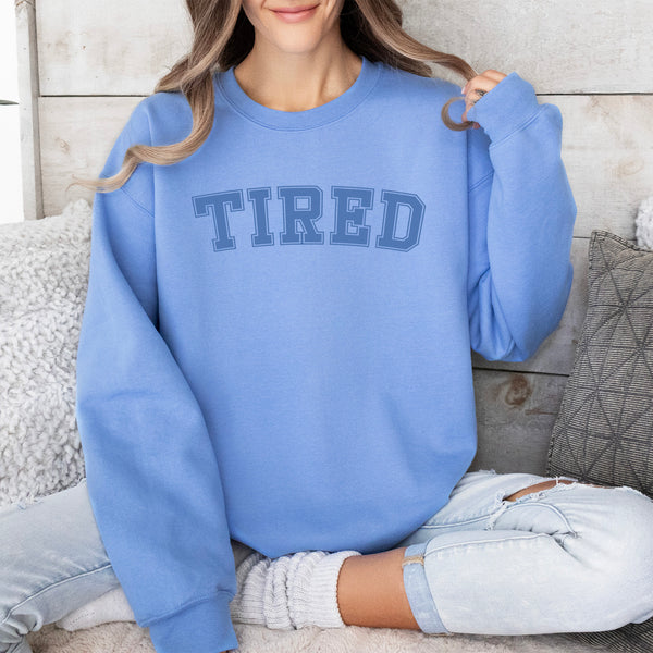 Tired Blue Sweatshirt