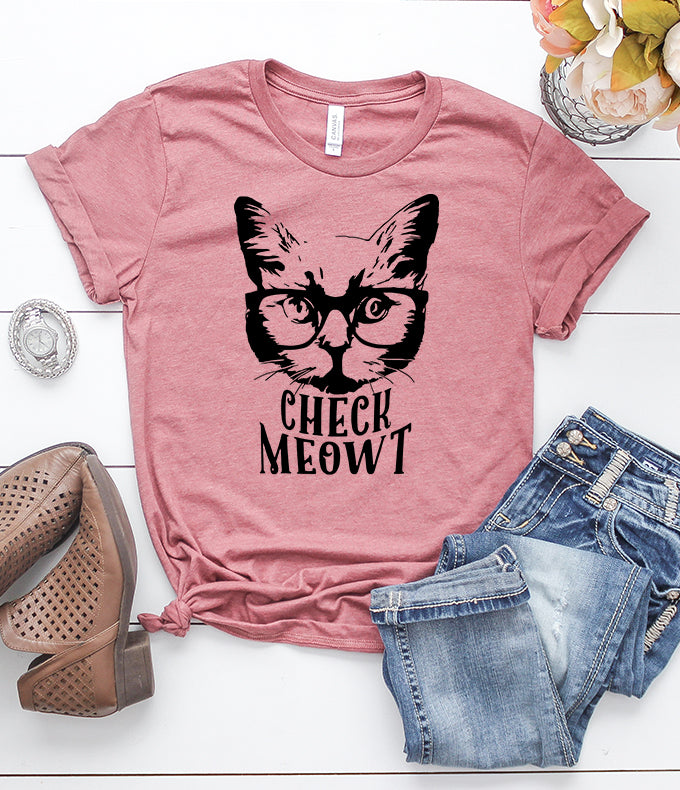 Check Meowt T-Shirt – ShirtUnion.com